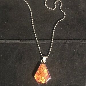 Beautiful Flower Filled 925 Silver Necklace